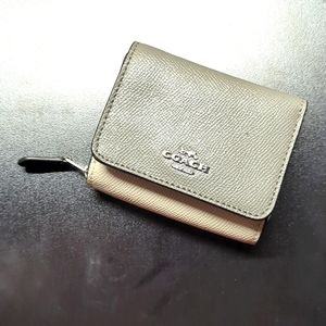 Coach trifold wallet